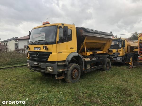 Mercedes-Benz Axor 1829 4x4 rama do zabudowy piaskarka manual wywrotka brama - 6