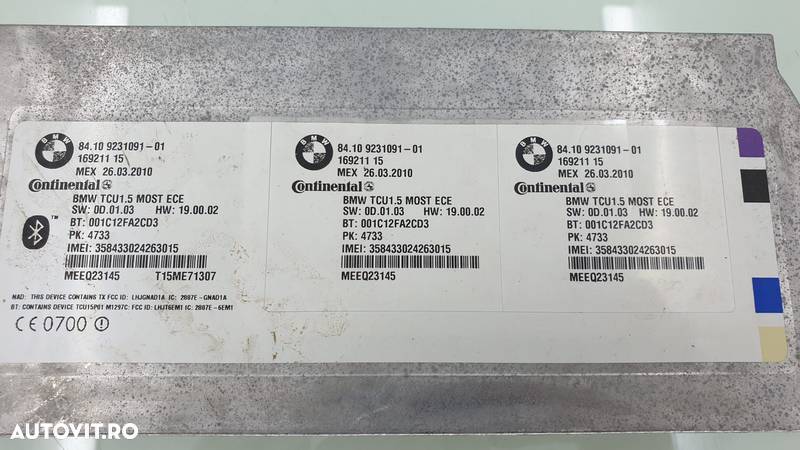 Modul bluetooth BMW X1 E84 N47D20C 2010-2015  84109231091 - 4