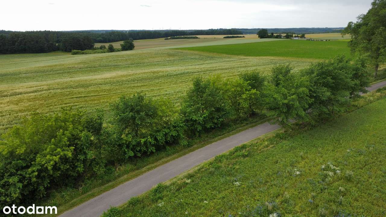 Działka pod zabudowę mieszkaniową na obrzeżu Gniewina.-5