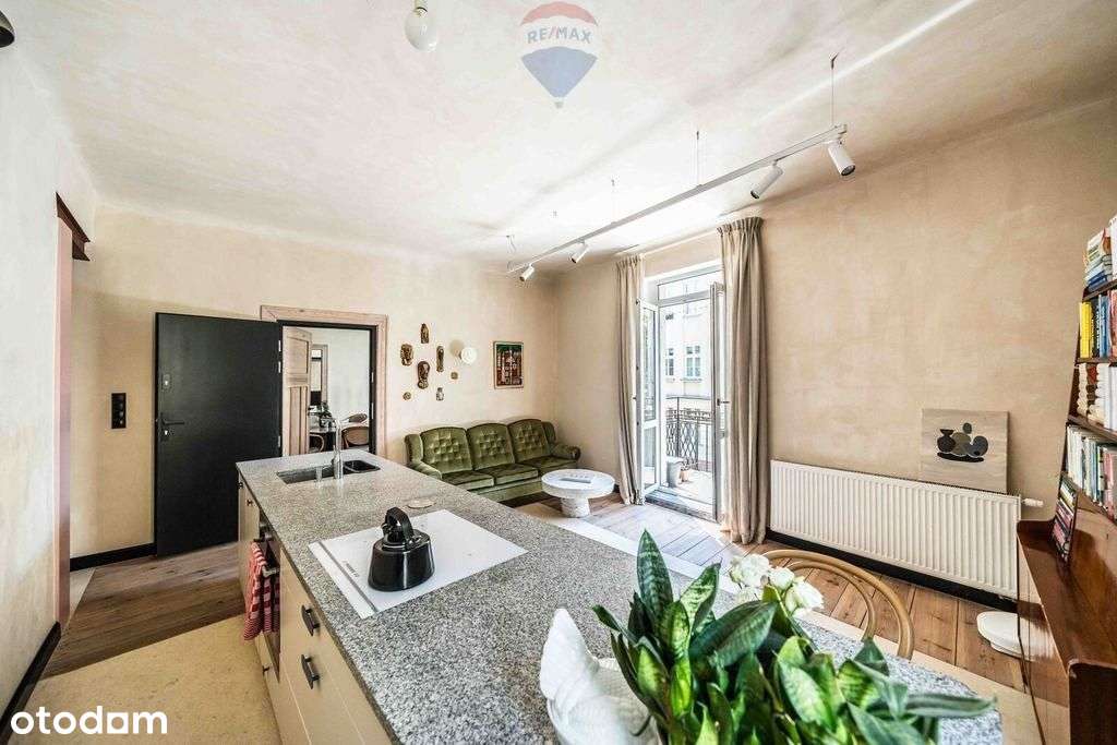 Stylowe mieszkanie biuro kamienica balkon Łazarz