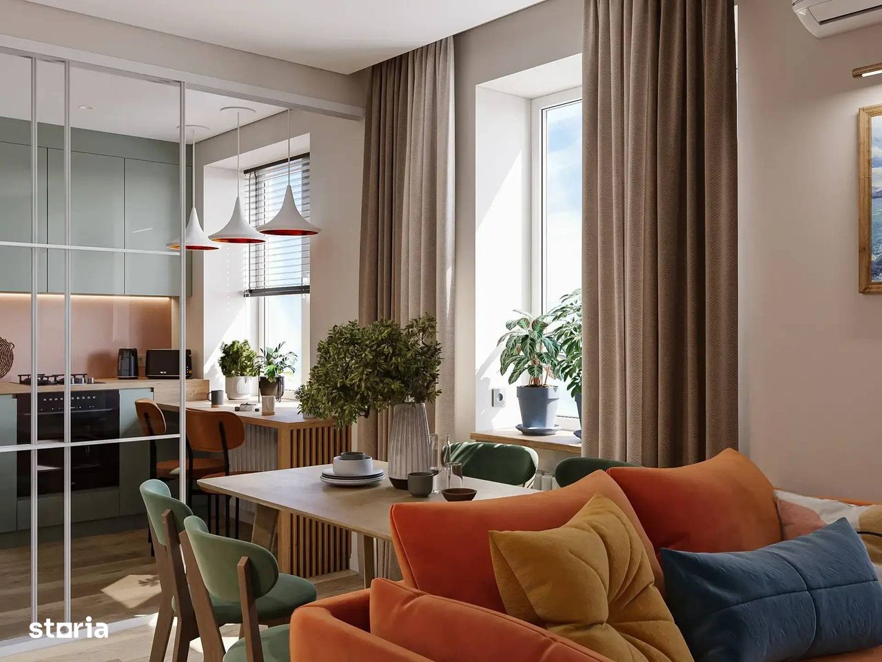 Apartament 3 camere 78 mp util Theodor Pallady Nicolae Teclu