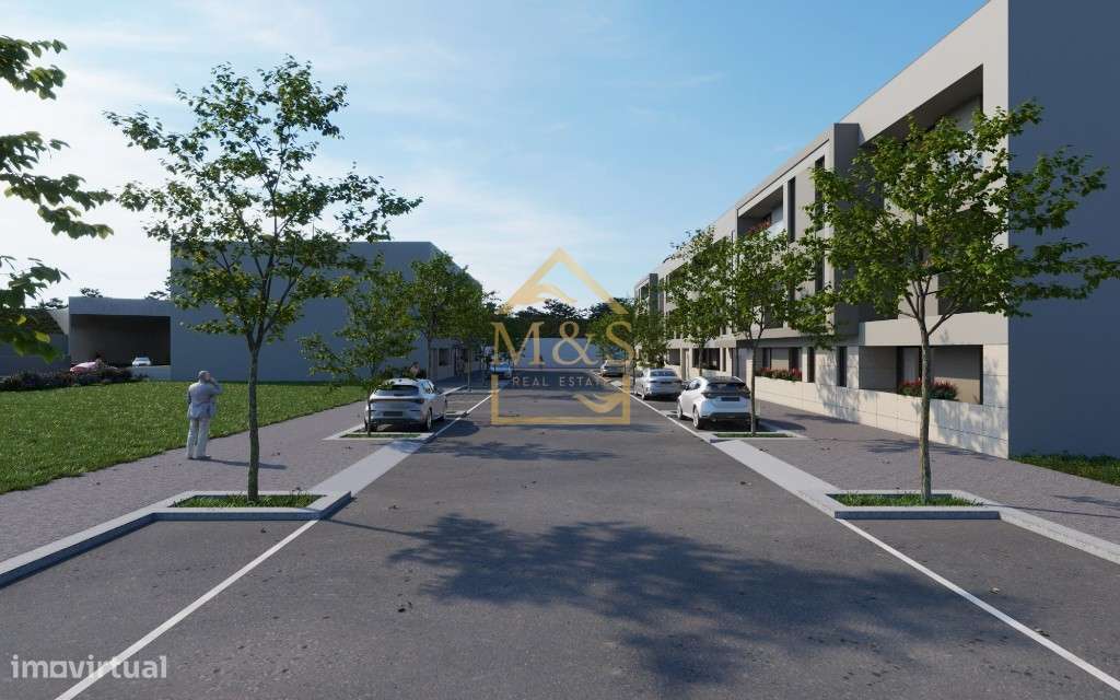 Apartamento T2+1 NOVO - 2 Lug.Garagem, Terraço - Maia-0