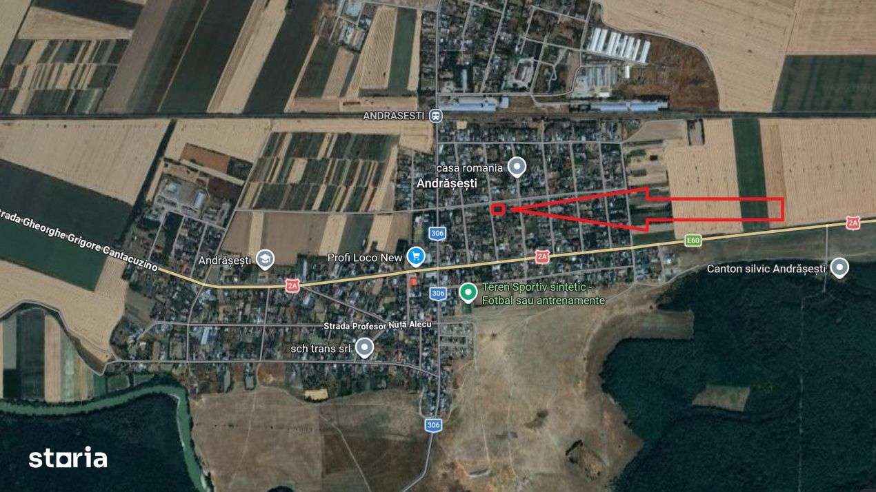 Lot de casa imprejmuit (1163 mp) cu deschidere la 2 strazi-1