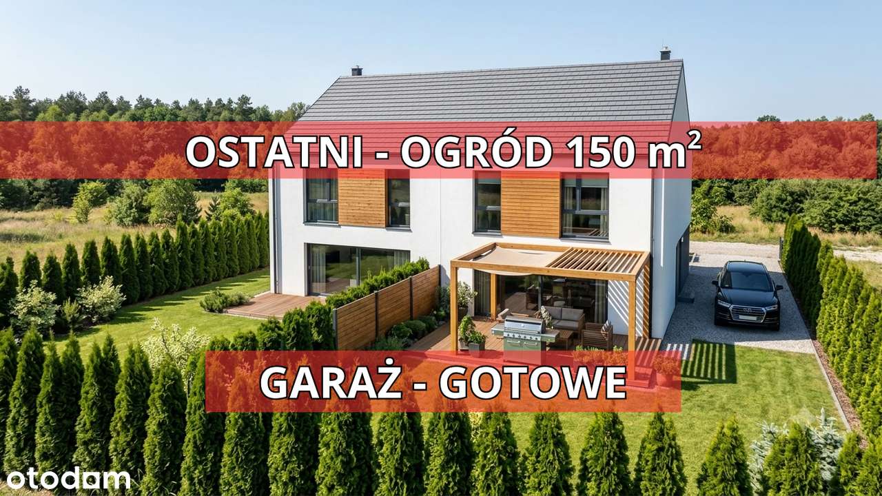 Dom, 5 pok. – Odbierz wakacyjny RABAT - GOTOWY - ROLETY - PODŁOGOWE - POMPA CIEPŁA
