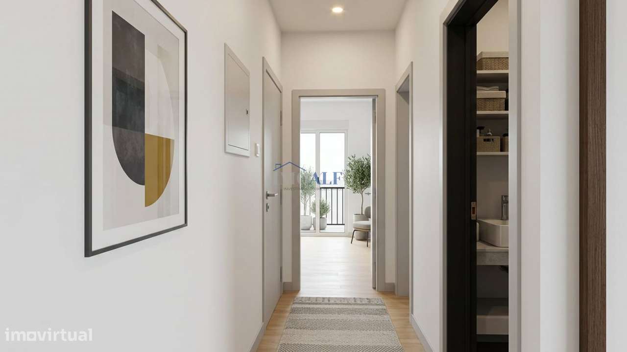 Apartamento T2 remodelado no centro do Barreiro, junto a transportes-14