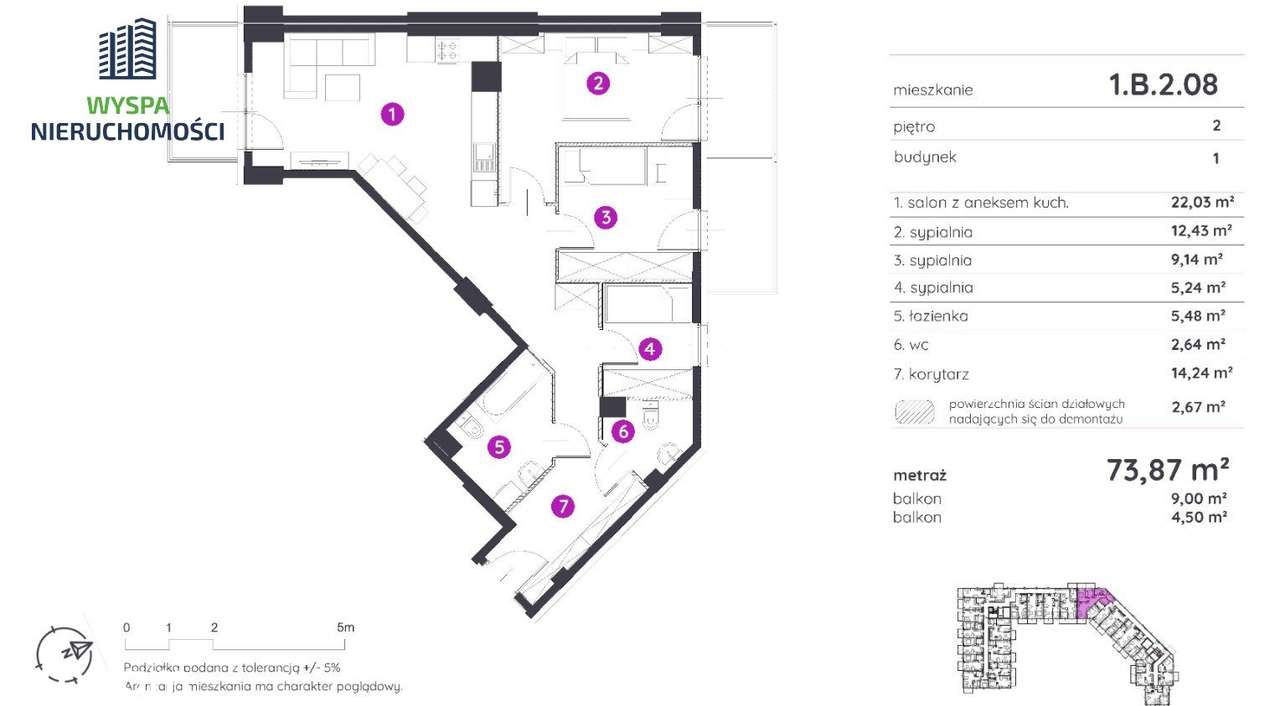 Cztery pokoje, dwa balkony | Smart home | Od ręki
