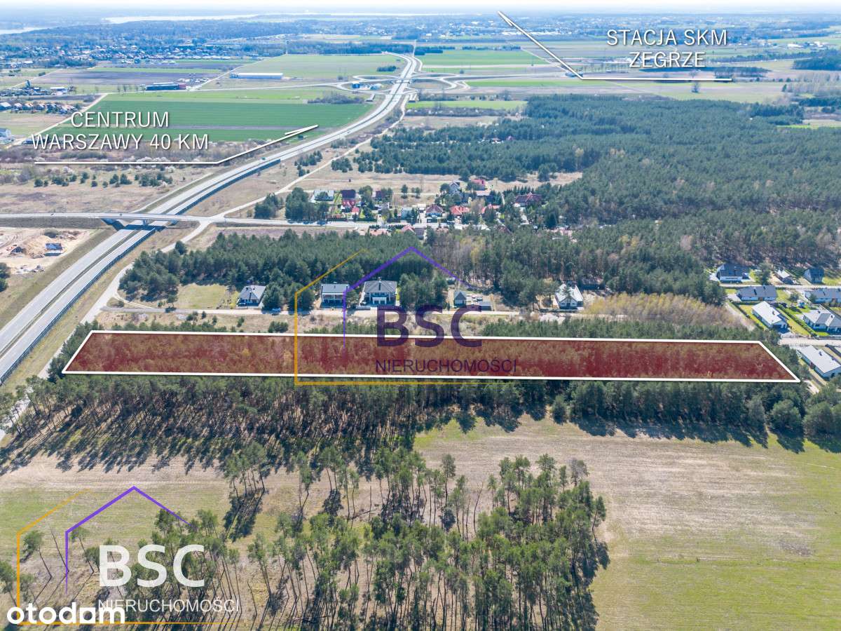 Działka pod budowę domów jednorodzinnych w Serocku-1