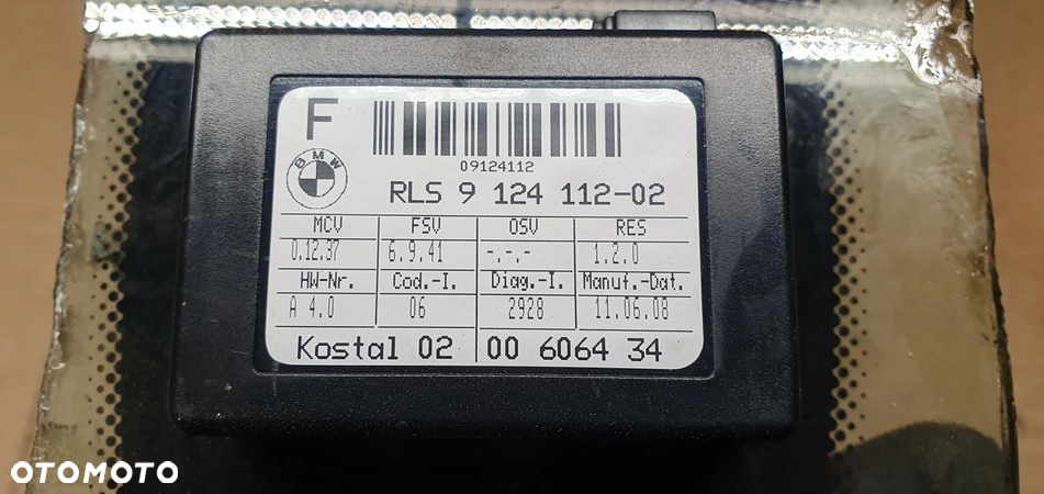 Sensor czujnik deszczu zaparowania szyby BMW 3 E90 6921750 9124112 - 5