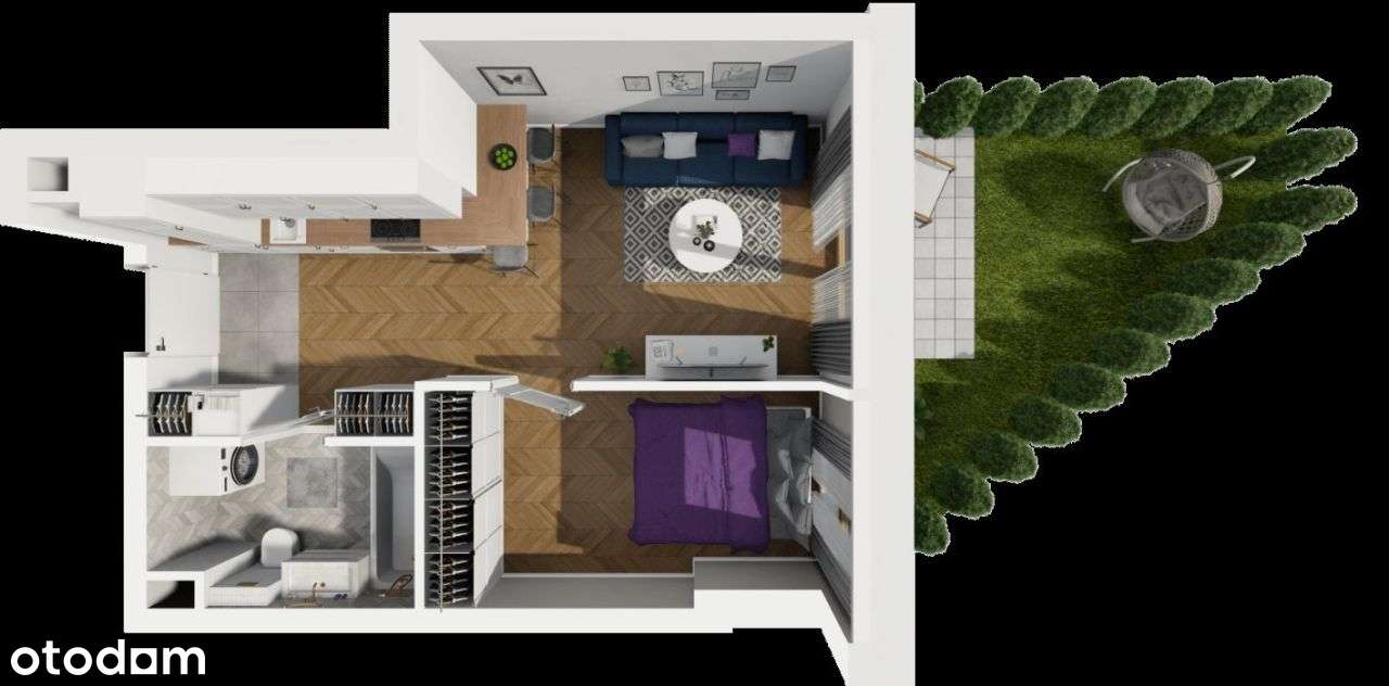 BLACK WEEK: 2-POKOJE Z OGRÓDKIEM - GRATIS MIEJSCE W HALI GARAŻOWEJ-11