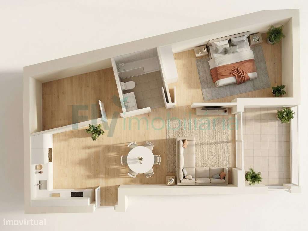 Apartamento T1 1 Excelente Localizacao Junto A Estacao Ferroviaria