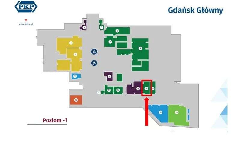 Lokal nr L16 handlowo usługowy - dworzec Gdańsk Gł. - Pełny obrazek: 2/6