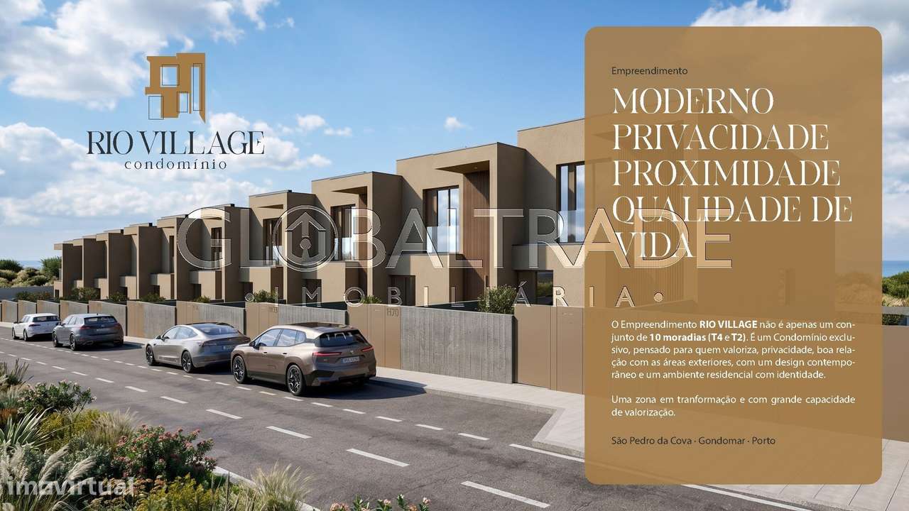 Moradias T4 NOVAS | RIO VILLAGE Condomínio — São Pedro da Cova-1