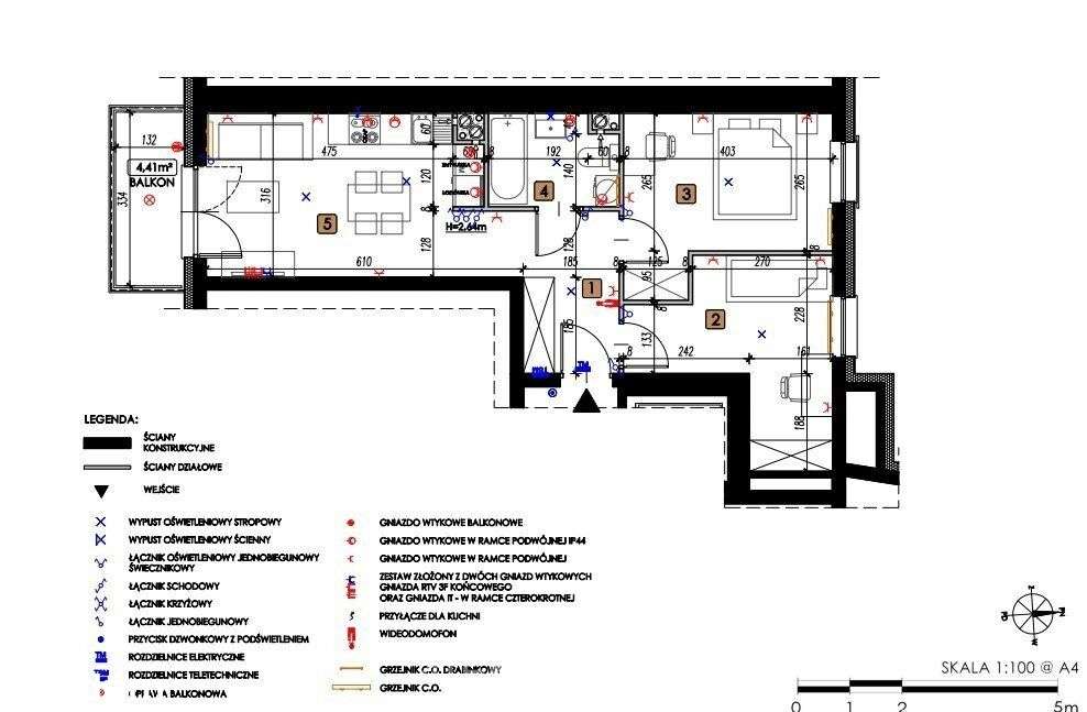 Nowe | Koncertowa | 3 pokoje | 50m2 | balkon-0