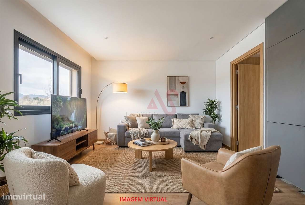 Apartamento T1 NOVO com TERRAÇO, 1 quarto, roupeiro embutido, Infias, - Grande imagem: 2/18