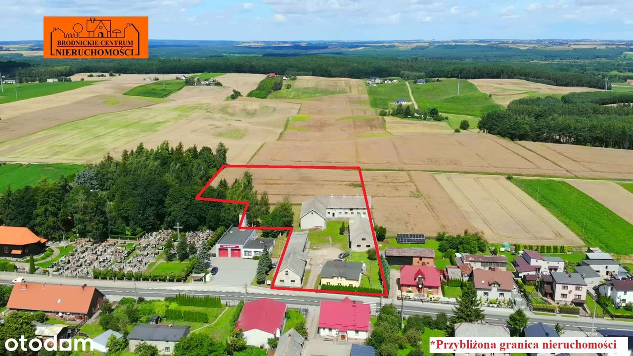 Grążawy. Gospodarstwo, dom, budynki gospodarcze, 10,2 ha