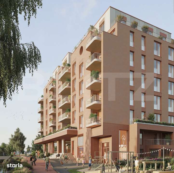 Comision 0! River by Hexagon - 3 camere, 2 Nivele, 93 mp, 3 Balcoane, - Imagine principală: 4/5