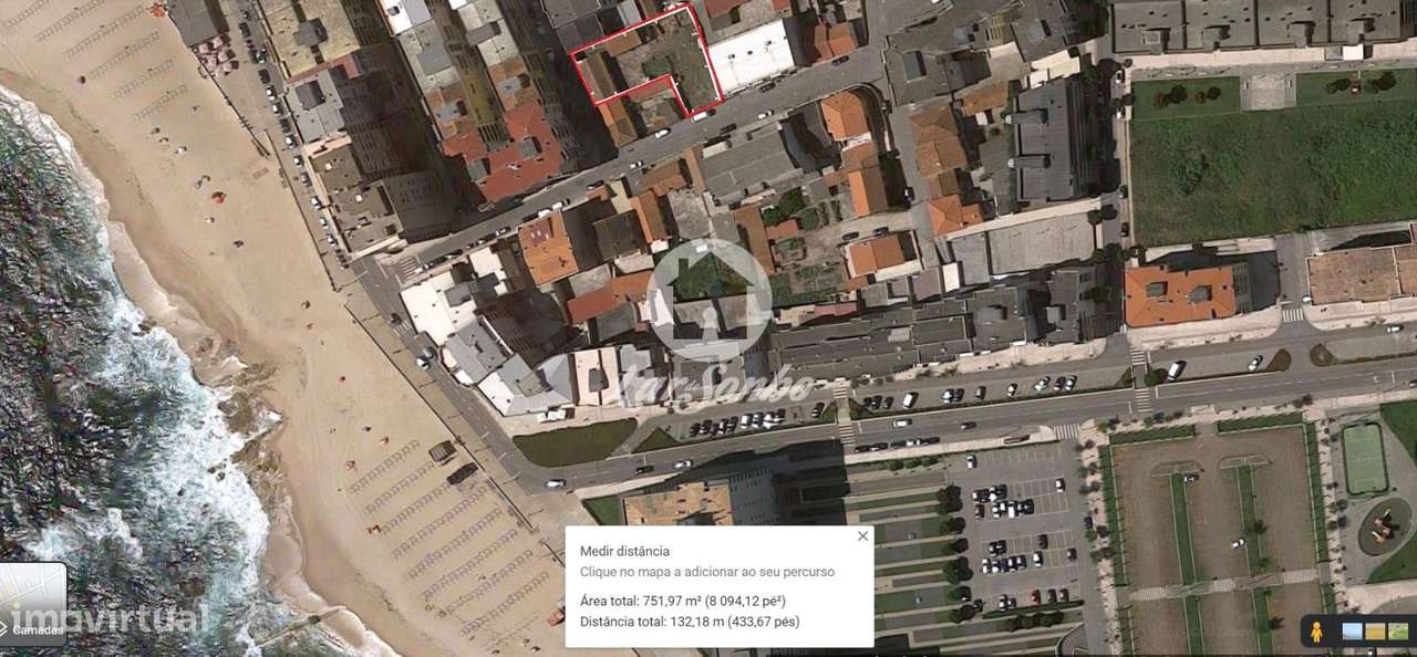 Moradia Em Banda Com Terreno De 751 M2 A 50M Da Praia De Aver O Mar