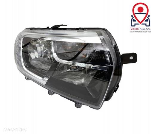 Far Dreapta Halogen H7 Cu Lumina De Zi Led Dacia Logan 2 (facelift) 2017 2018 2019 2020 - 2