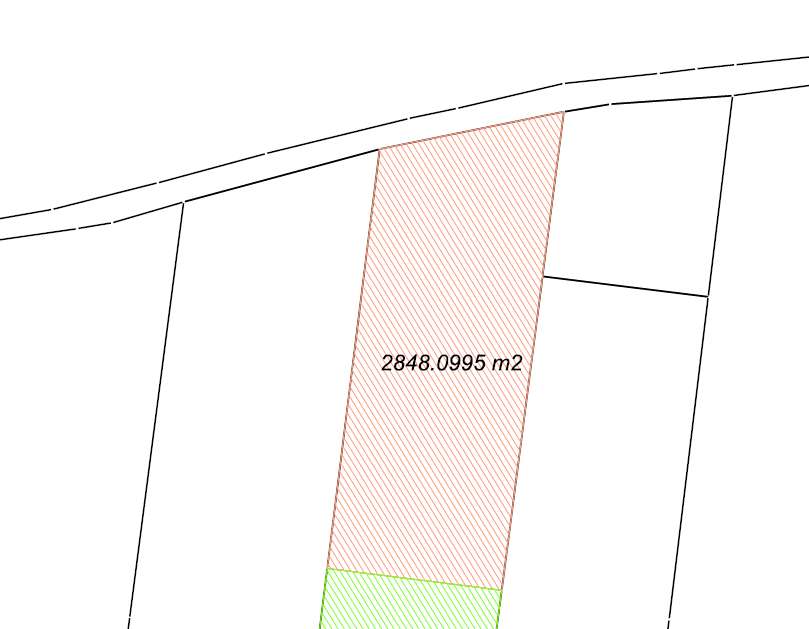 Działka budowlana 2800 m², asfalt, media, teren MN w Rączna-13