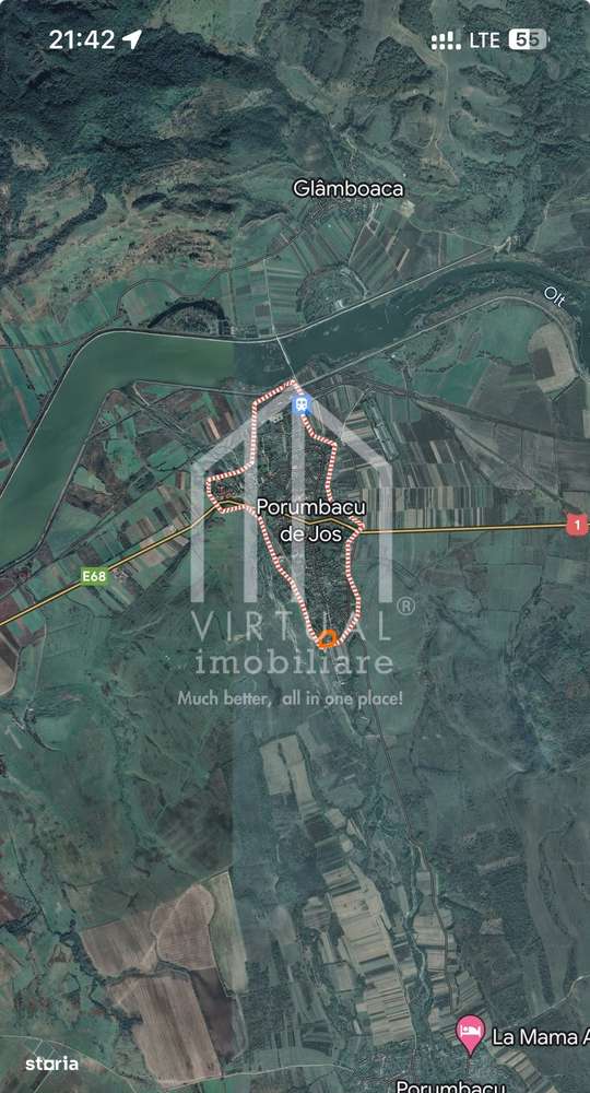 Teren INTRAVILAN in Porumbacu de Jos- 4995 mp- Pretabil investitie - Imagine principală: 1/5