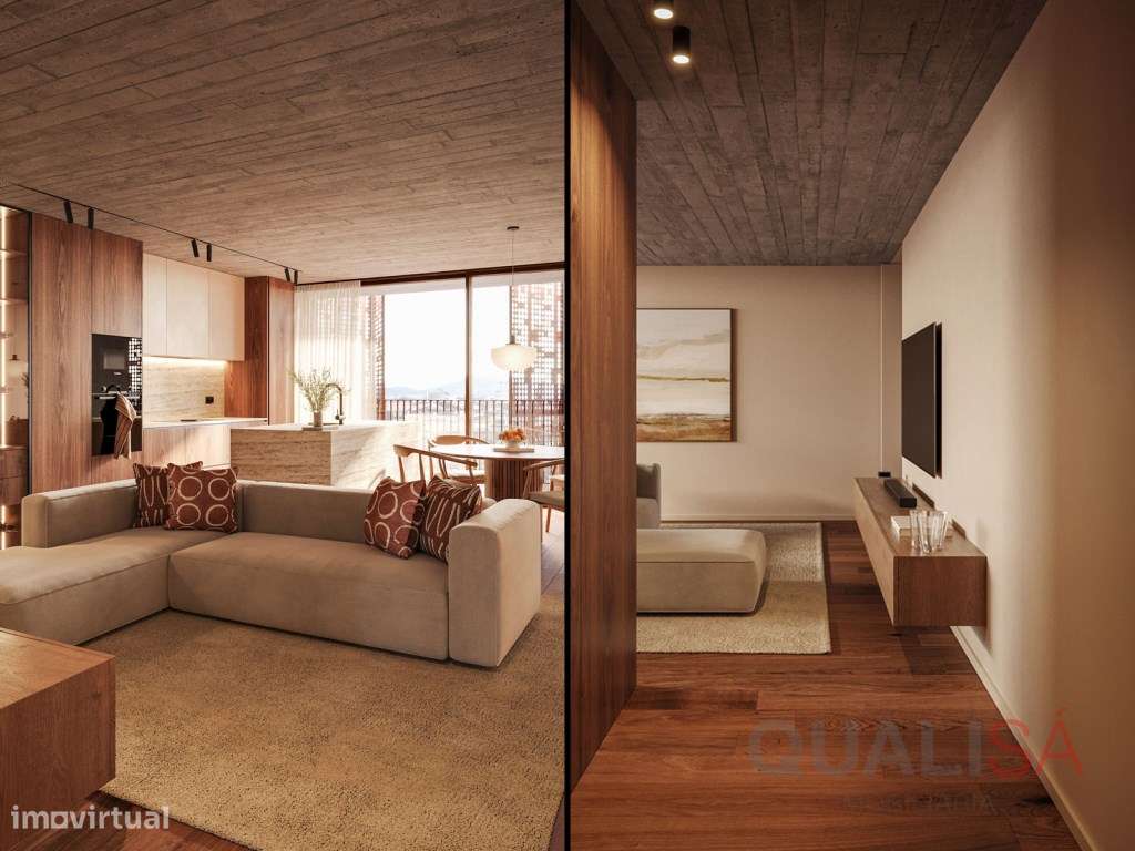 Apartamento T2 novo com logradouro em empreendimento de luxo no cen...-4
