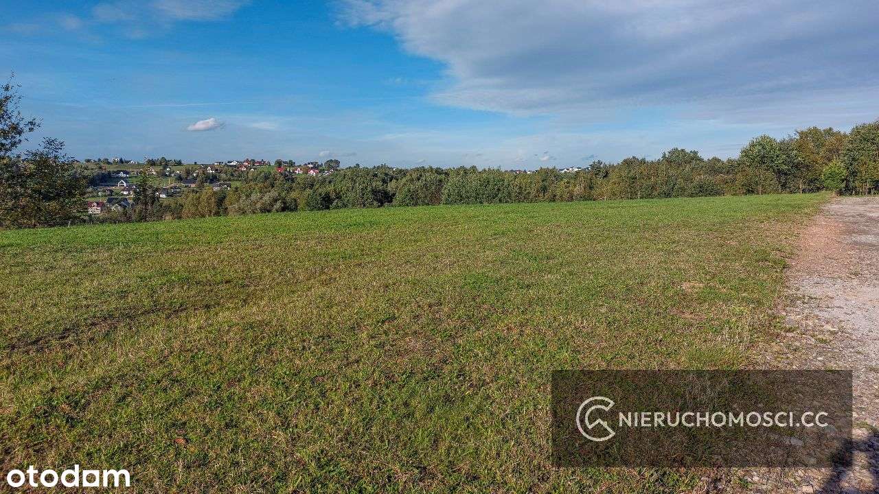 Działka pod Myślenicami - WIDOK NA GÓRY 35 AR! - Pełny obrazek: 4/14