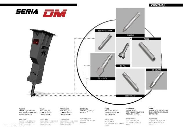 Młot wyburzeniowy DEMOQ DM500 - 5