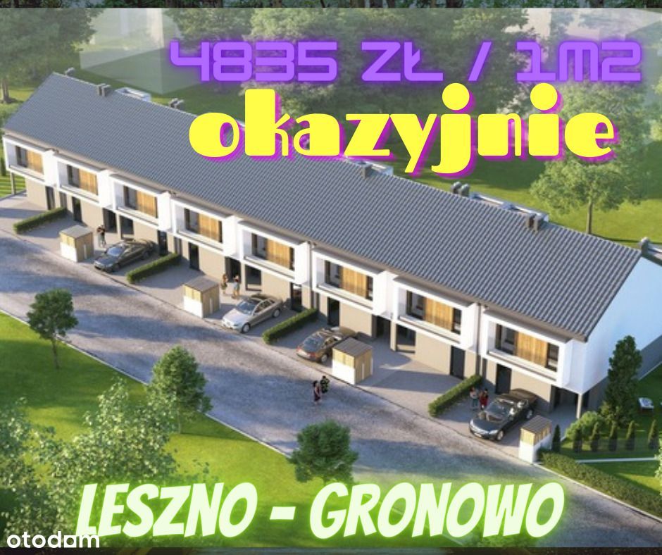 EFEKTOWNE apartamenty !! +działka Leszno - GRONOWO