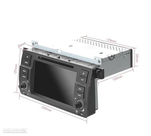 AUTO RADIO 2DIN 7" PARA BMW SERIE 3 E46 98-06 USB GPS TACTIL HD - 2