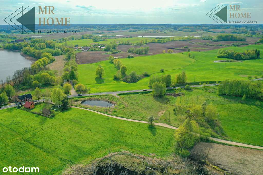 Budowlana działka ze stawem pod Mikołajkami-5