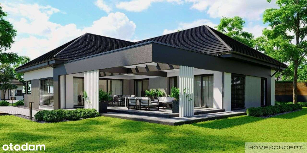 Piękna willa Homekoncept 86 Ustroń, działka 16a.-17