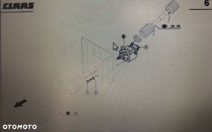CLAAS 00 0864 700 1/00 0855 320 2/Claas przekładnia kątowa/Claas Quadrant 2200 Advantage - 1