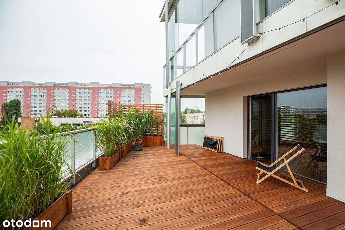 3 pokoje 78m2 z tarasem 56 m2 ul. Międzynarodowa-12