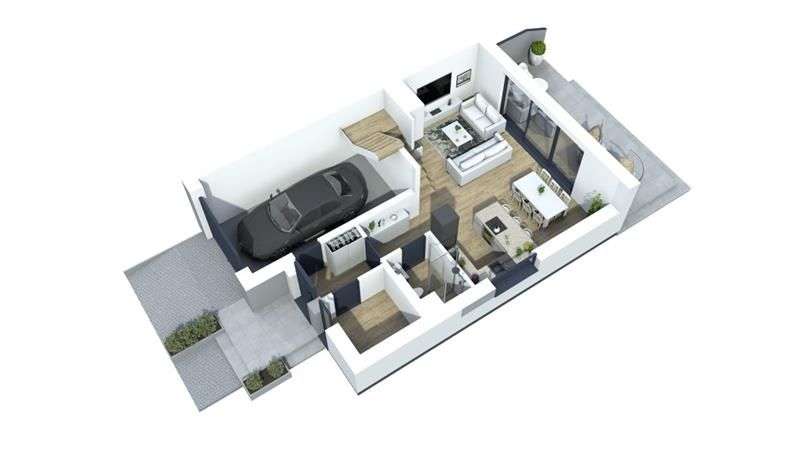 5 Pokoi | Bliźniak | Stan Deweloperski | Bojano-2