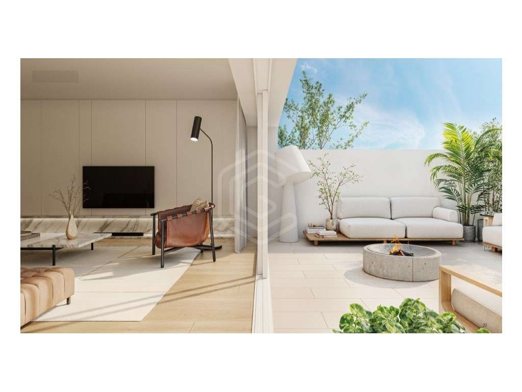 T2 no Coração de Matosinhos com pátio de 28m2 e 1 Lugares de Garagem - Grande imagem: 2/25