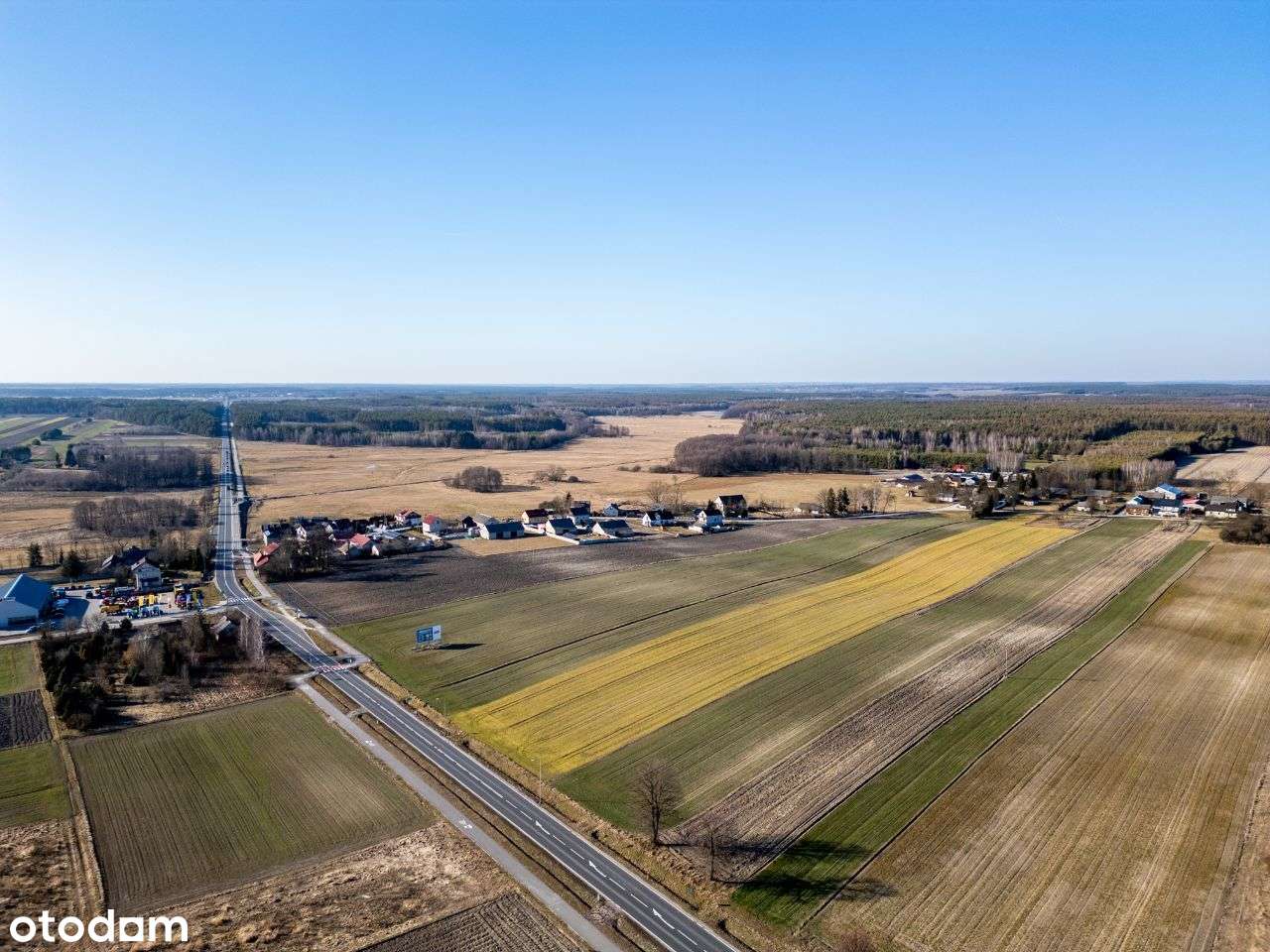 Działka inwestycyjna - Zdanowice przy DK78-3