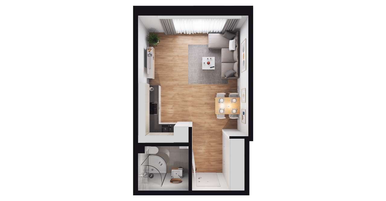 Aura Towers | mieszkanie A_1.13U - Pełny obrazek: 3/9