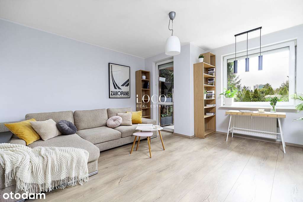 Ciche mieszkanie otoczone zielenią, 2 balkony