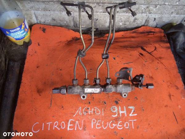 Citroen Peugeot 307 1,6hdi 9HZ przewody wtryskowe - 1