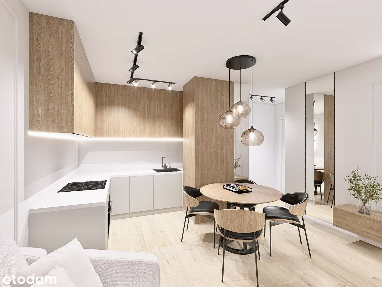 REZERWACJA !! KRZYKI, 2 pokoje, balkon, po GENERALNYM remoncie - Pełny obrazek: 4/8