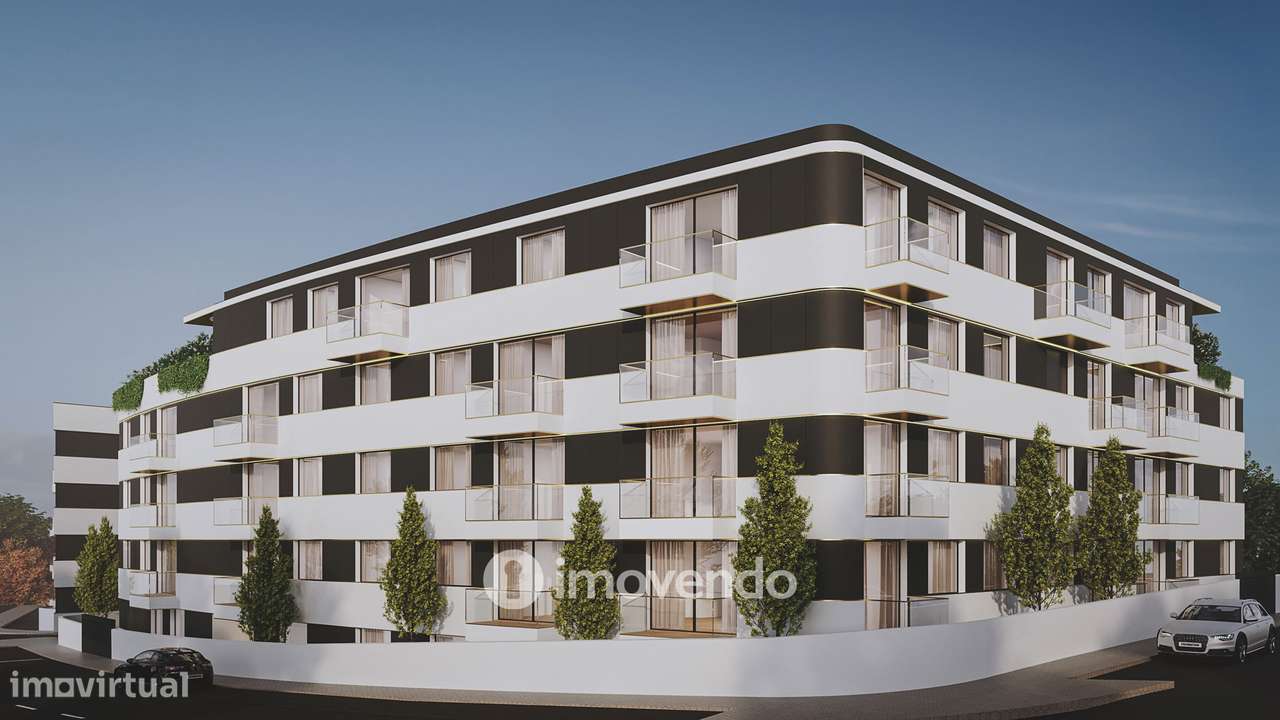 Apartamento T2 novo, com vista Rio, no Empreendimento D'Ouro Mar-14