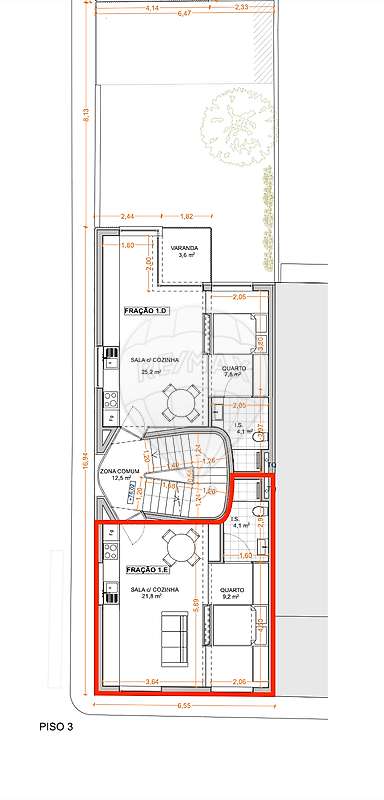 Apartamento T0 para venda - Grande imagem: 5/5