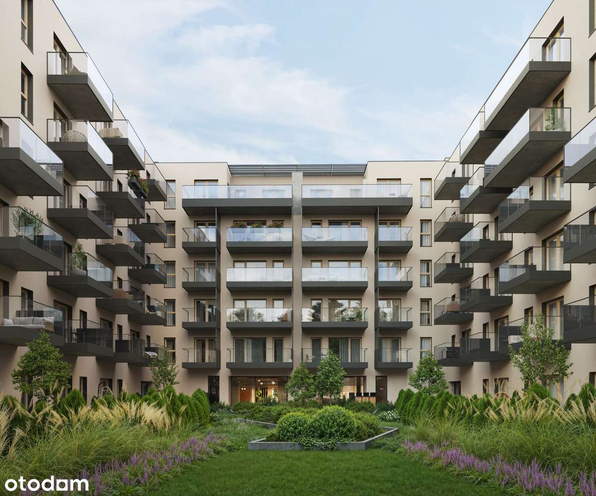 2-pokojowe mieszkanie 44m2 + balkon Bez Prowizji (lokal B1.07)