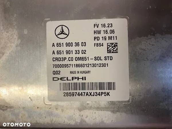 STEROWNIK SILNIKA MERCEDES SPRINTER 906 2.2 A6519003603 - 2