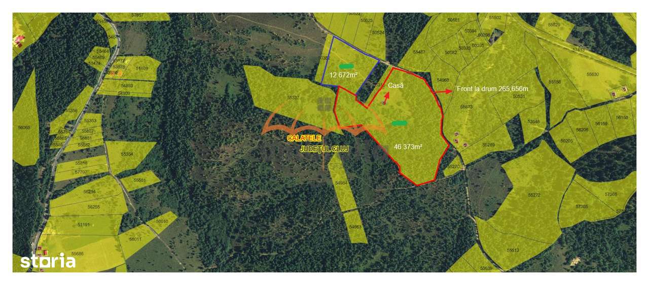 Teren de vanzare extravilan Calatele Padure 12.084m²31€ m² - Imagine principală: 3/4