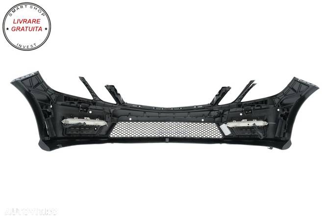 Pachet Exterior Complet cu Ornamente Evacuare Negre Mercedes E-Class W212 (2009-20- livrare gratuita - 6