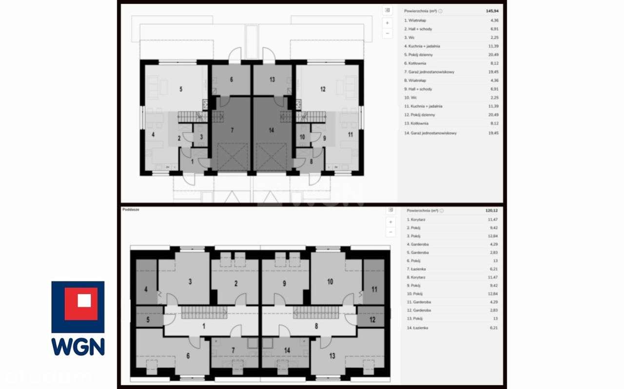 Bliźniak w stanie surowym, 227 m2 Atrakcyjna inwes-7