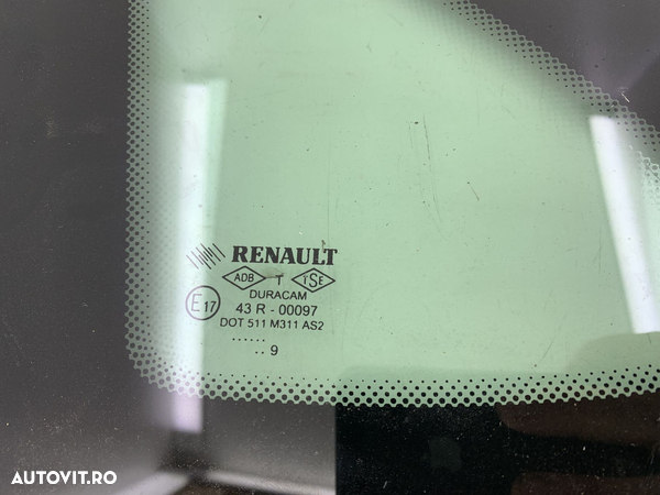 Geam fix stanga spate de pe aripa Renault CLIO 2 SYMBOL K4J-A7 /K4J-712 2008-2011 - 3