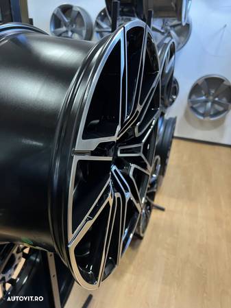 Jante BMW 19 R19 5x112 Black Machined Face BMW G20 G30 2018 UP Anvelope - 8