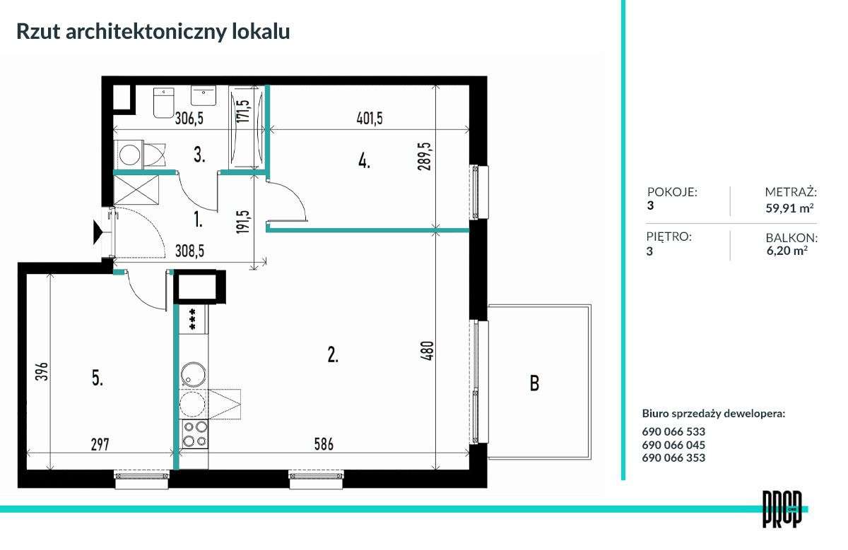 Obok Metro Kondratowicza Słoneczne 3pok.-6